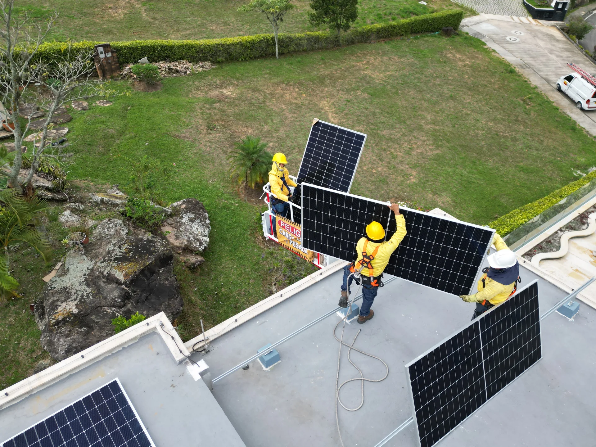 Colina del Viento — instalación de paneles solares, foto 2